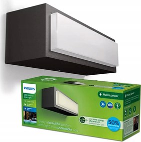LED-es kerti lámpa Homlokzati fali lámpa Stratosphere 3,8W IP44 Philips