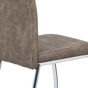 Barna Vintage Szövet Étkezőszék. HC-486 BR3