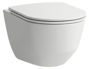 Wc soft close ülőkével Laufen Laufen Pro fehér színben fényes felülettel hátsó kifolyással H8669570000001