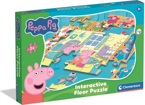 Peppa malac Reading interaktív 24 db-os puzzle Clementoni
