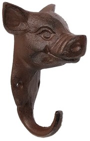 Öntöttvas akasztó, malacos, 7 x 14 cm