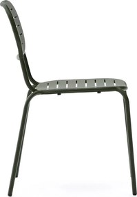 Sötétzöld fém kerti szék Brai – Kave Home