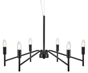 Monarch fekete függőlámpa, ø 70 cm - Markslöjd