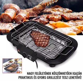 KIÁRUSÍTÁS! Hordozható asztali elektromos grill és BBQ