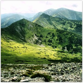 Poszterek 70x70 Tátra Lengyel hegyek Kilátás