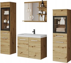 Fürdőszobabútor Udine És Mosdó Tükör Vitrin