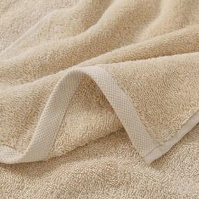 Goldea gyermek frottír törölköző - pingvin bézsen 30 x 50 cm