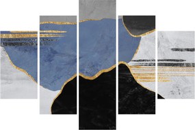 Kép - Texturált formák (150x105 cm)