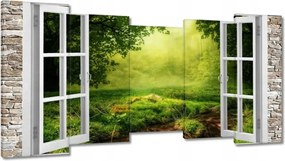 Festmények 150x80 Fa ablak