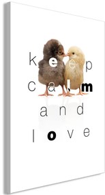 Kép - Keep Calm and Love (1 Part) Vertical