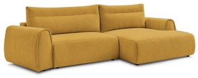 Okkersárga sarokkanapé Aden – Bobochic Paris