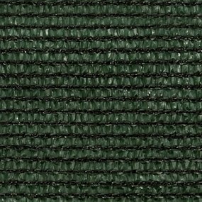 sötétzöld HDPE napvitorla 160 g/m² 4,5 x 4,5 x 4,5 m