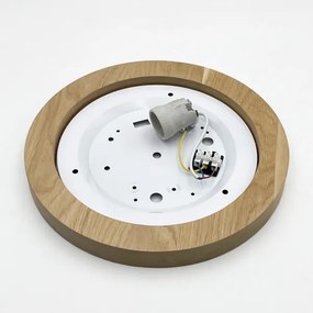 Brilagi - LED Mennyezeti lámpa BELLADONNA 1xE27/15W/230V átm. 30 cm krémes/tölgy