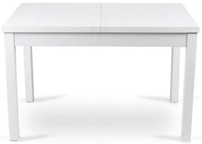 Bővíthető Étkezőasztal Fehér Színben. SKUBI 120-160 cm