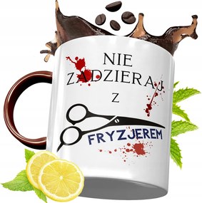 Bordó Bögre Fodrásznak Születésnapi Ajándék fényképes nyomtatással