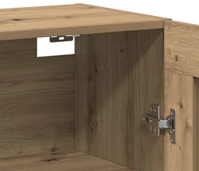 Fali Szekrények 2 db Artisan Tölgy 69.5x34x90 cm Mérnöki Fa
