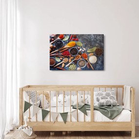 Kép - Fűszerek (90x60 cm)