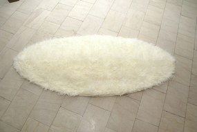 Flokati gyapjú szőnyeg 70x160 ovális