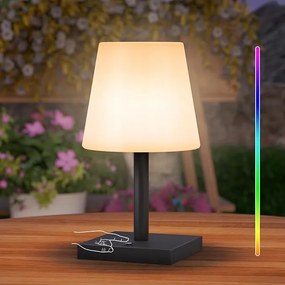 Vezeték nélküli Led asztali lámpa fényerőszabályzóval, érintőképernyős Postlucky