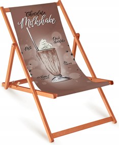 Kerti Napozóágy Összecsukható Fa Kényelmes Állítható Strand Terasz