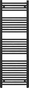 Egyenes törölközőszárító radiátor 1400x500 mm fekete