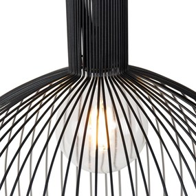 Okos kerek lámpa fekete 50 cm, Wifivel, G95 - Dos