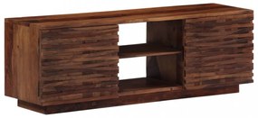 tömör akácfából TV-szekrény 120 x 30 x 40 cm