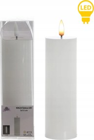 Idalia Led gyertya 18 cm fehér