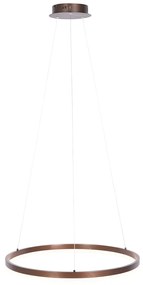 Függőlámpa sötét bronz 60 cm, LED-del, 3 fokozatú fényerő-szabályozóval - Anello