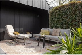 Szürkésbézs kerti puff Coosa – WOOOD