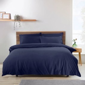 Sötétkék kétszemélyes ágyneműhuzat 200x200 cm So Soft Easy Iron – Catherine Lansfield