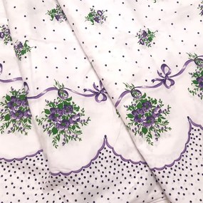 KREPP pamut ágynemű Homa EMILY VIOLET 140x200 cm