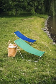 Összecsukható tengerparti napozóágy SAND, zöld