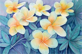 Kép - trópusi bokrok (90x60 cm)