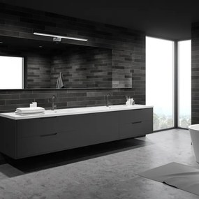 LED Fürdőszobai tükörvilágítás SHINE LED/15W/230V 80 cm IP44 fényes króm