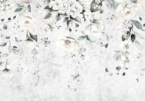 Fotótapéta Levelek Lógó Virágok Beton Tapéta Hálószoba Nappali 312x219