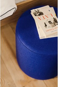 Kék gyapjú puff Folk – noo.ma