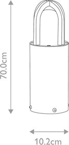 Elstead Lighting Paignton PAIGNTON-MB-BRASS Állólámpa 1x18W/E27 IP55