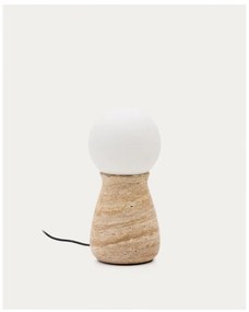 Bézs asztali lámpa (magasság 31,5 cm) Okeni – Kave Home