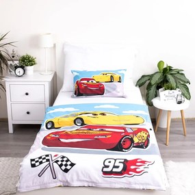 Pamut gyerek ágyneműhuzat babaágyhoz 100x135 cm Cars – Jerry Fabrics