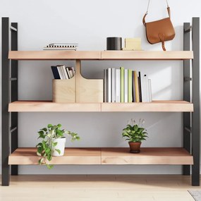 kezeletlen tömör tölgyfa fali polc 140x60x(2-6) cm