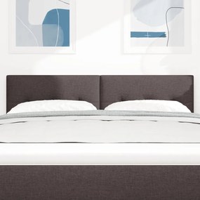 Fejtámla Gombos Tűzött Sötétbarna 140 cm Szövet