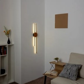 Brilagi - LED fali lámpa WOODY COLLINE LED/15W/230V 80 cm tölgy cseresznye