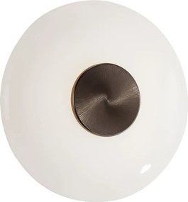 Paul Neuhaus modern fali lámpa pure vitrum fehér barna pln6082-34