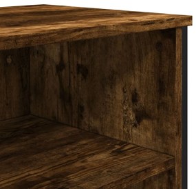 sonoma tölgy színű szerelt fa tálalószekrény 101x35,5x74,5 cm