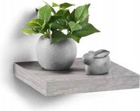 Akasztós Polc klasszikus Szürke Mdf 25 cm