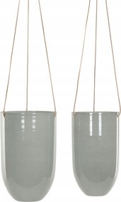 2 db Sand akasztós virágtartó barna fényes