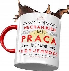 Piros Bögre Mechanika A Munka Öröm Nyomtatott Fotóval