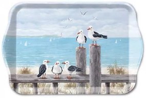 Seagulls on the dock műanyag kistálca 13x21cm