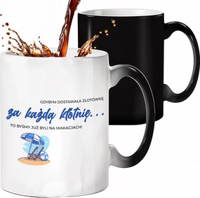 Mágikus Bögre Fekete Matt Arany Minden Veszekedésért Ajándék Évfordulóra